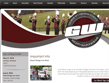 Tablet Screenshot of georgewytheband.com